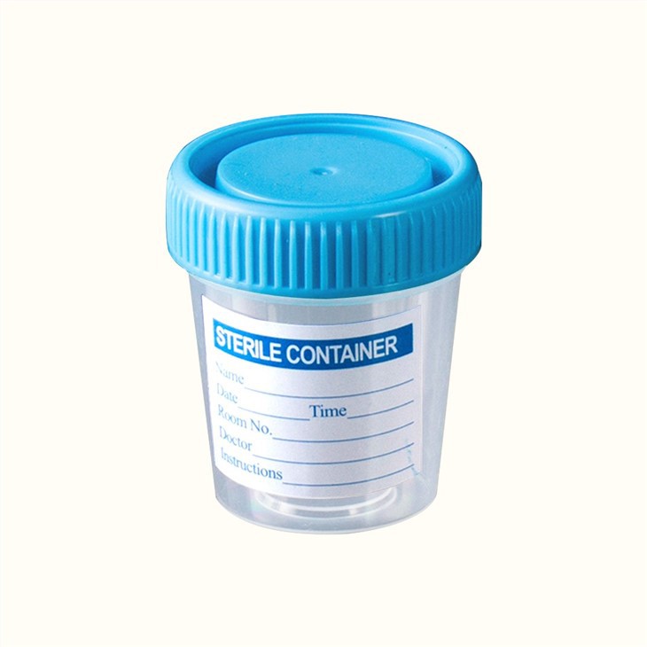 Hospital Sterile Stool Urine Container With Spoon 30ml 60ml 90ml 120ml