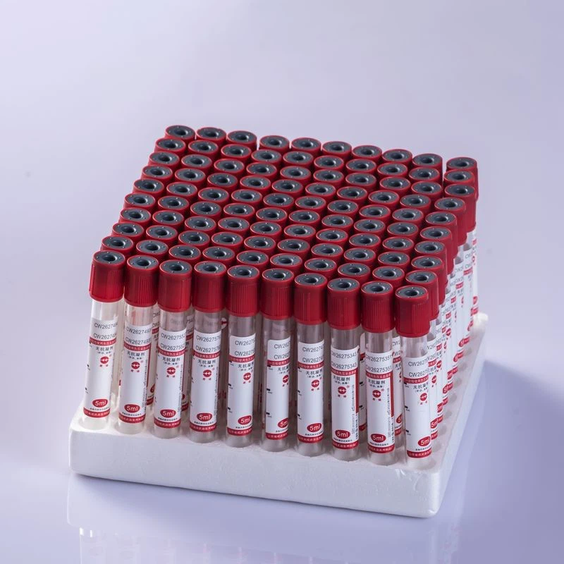 5ml Pet Clot Activator Vacuum Blood Collection Tube Manufacturer