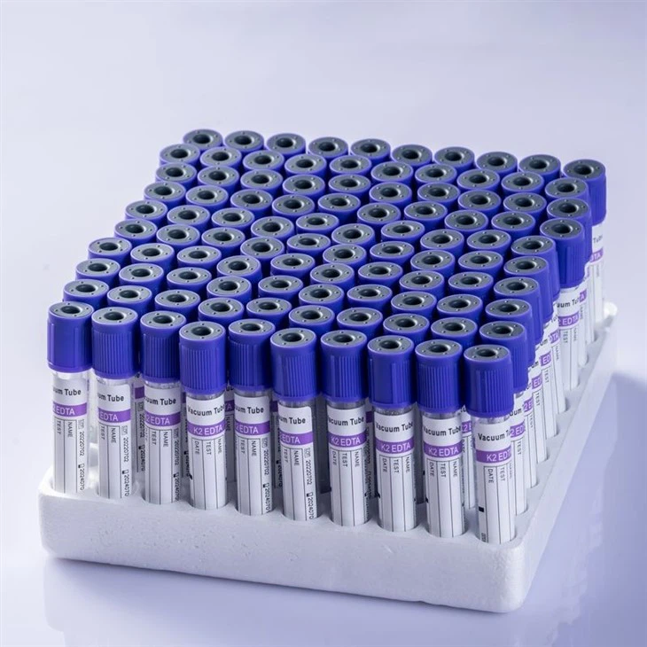 EDTA K2/K3 Vacuum Blood Collection Tube PET Or Glass