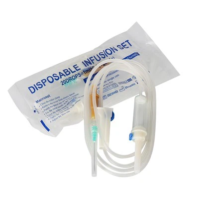 Infuzijski set za enkratno uporabo tipa Luer Lock Y