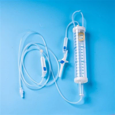 Medicinski sterilni intravenski biretni infuzijski set s polnilom