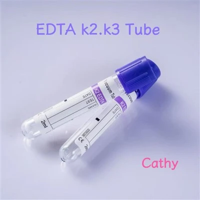 EDTA K2 K3 epruveta za odvzem krvi vijolična kapica